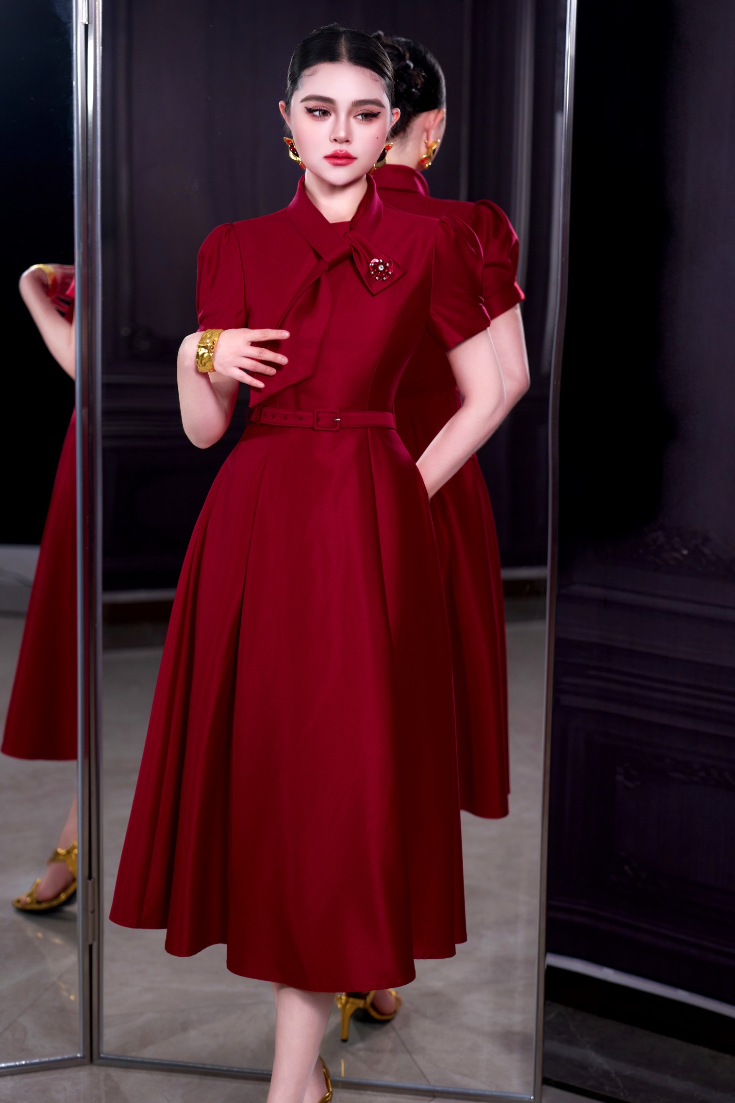 ZJYT Abito Rosso da Donna Tend - Women'S Red Formal Wear recensione e prezzo