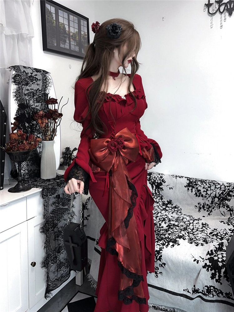 Abito vintage rosso primaveril - Women'S Red Formal Wear recensione e prezzo