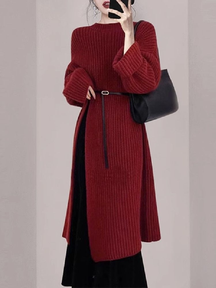 Abito Elegante in Maglia Rossa - Women'S Red Formal Wear recensione e prezzo