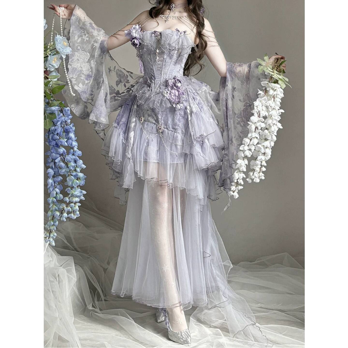 Abito Lolita Violet Poetry Fog - Formal Dress recensione e prezzo